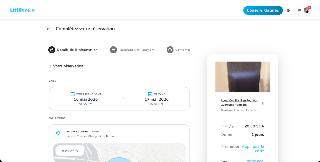 Système de réservation sécurisé sans double réservation